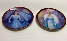 The Danbury Mint Barbie Collection Plates Set of 2 Collectors Plates 1959/1966