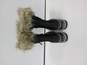 Women's Black Winter Boots Size 6 image number 2