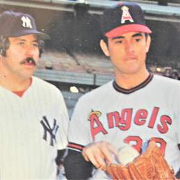 1976 HOF Nolan Ryan/Catfish Hunter SSPC #593 Angels/Yankees alternative image