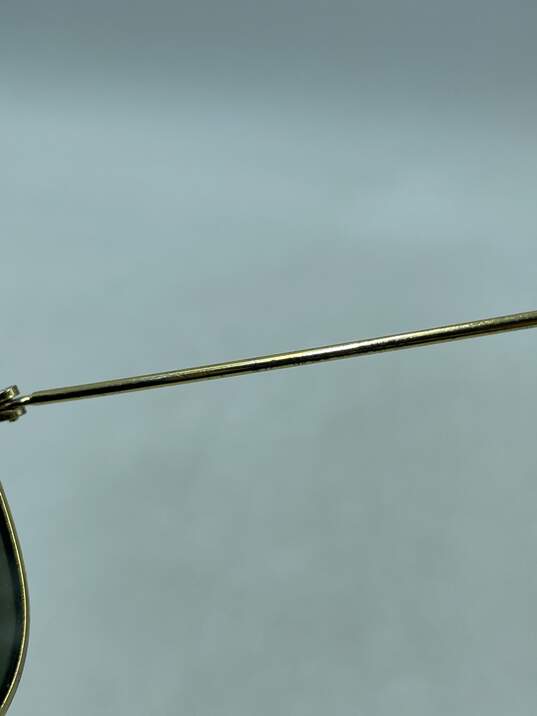 Ray-Ban Gold Aviator Large Sunglasses image number 7