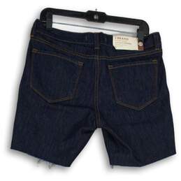 NWT J Brand Womens Blue Denim Dark Wash Low Rise Cut-Off Shorts Size 28 alternative image
