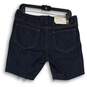 NWT J Brand Womens Blue Denim Dark Wash Low Rise Cut-Off Shorts Size 28 image number 2