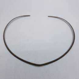 Sterling Silver 9inch Choker Necklace 18.3g alternative image