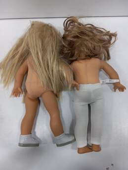 Pair Of Assorted American Girl Baby Dolls Blonde & Sandy Blonde alternative image
