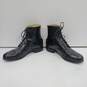 Ariat Black Leather Lace-Up WingTip Ladies Boots Sz 7.5B image number 2