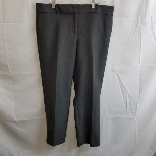 Ann Taylor Devin fit dress pants women's 14 tags charcoal gray image number 1