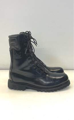 All American Boot Black Leather Combat Lace Up Boots Men's Size 9.5 E
