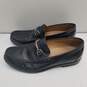 BALLY Italy Black Leather Buckle Loafers Shoes Men's Size 8 D image number 2