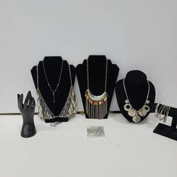 Assorted Silver Tone, Belly Dance Fashion Jewelry Set