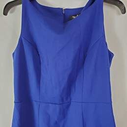 Premise Women Cobalt Blue Midi Dress Sz 8 alternative image