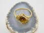 14K Yellow Gold Diamond Accent Ring for Repair 2.3g image number 1