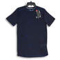 NWT Mens Dark Blue Printed Crew Neck Short Sleeve Pullover T-Shirt Size S image number 1