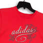 Womens Red Graphic Crew Neck Short Sleeve Pullover T-Shirt Size X-Large image number 3