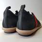 VALAS Los Angeles Charlie Black Leather Stripe Loafers Shoes Men's Size 9 image number 11