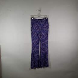 NWT Womens Floral Elastic Waist Pull-On Ankle Legging Size Small