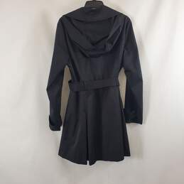 Michael Kors Women's Black Trench Coat SZ L alternative image
