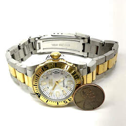 Designer Invicta 6895 Two-Tone Stainless Steel Analog Quartz Wristwatch