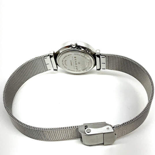 Skagen Silver-Tone Disney Mickey Mouse Round Dial Analog Wristwatch image number 2