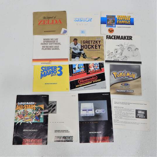 Video Game Manual Lot - Pokémon Nintendo Sega image number 5