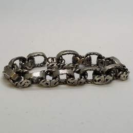 Diesel Sterling Silver Heavy Link Toggle Men's 8.5in Bracelet 57.9g