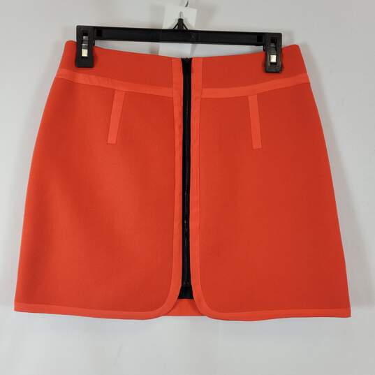 Rag & Bone Red Mini Skirt SZ 0 image number 3