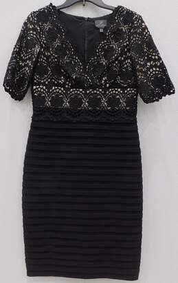 Adrianna Papell Women's Black Lace Dress Size 8