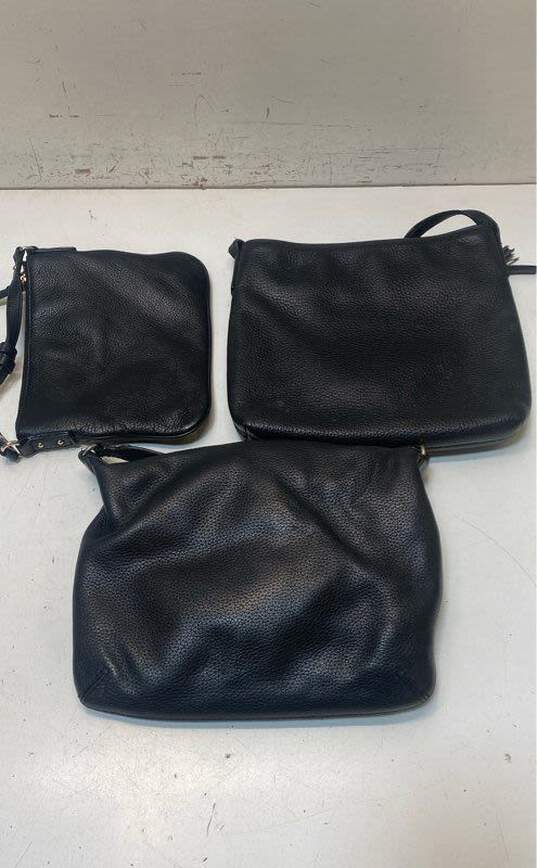 Kate Spade Assorted Bundle Lot Set of 3 Leather Handbags image number 5