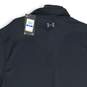 NWT Mens Black Short Sleeve Spread Collar Tech Golf Polo Shirt Size XL image number 4