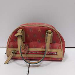 Dooney and Bourke Women's Red and Tan Leather Mini Purse alternative image
