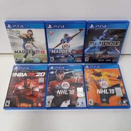 6pc. Assorted PlayStation 4 Video Games Lot