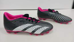 Adidas Predator Woman's Pink and Black Cleats Size 9