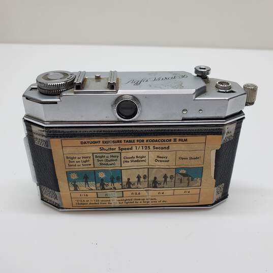 Vintage Agfa Karat 36 Rangefinder Folding Camera w/ Karat-Heligon 50mm F2 Lens-Untested image number 3