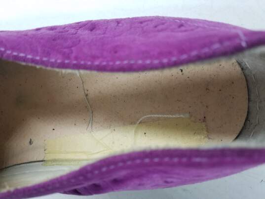 Comme des Garcons SHIRT Purple Slip-On Sneakers Men's Sz 11 image number 8