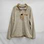 NWT The North Face MN's Gordon Lyons Heather Beige 1/4 Zip Fleece Pullover Size XL image number 1