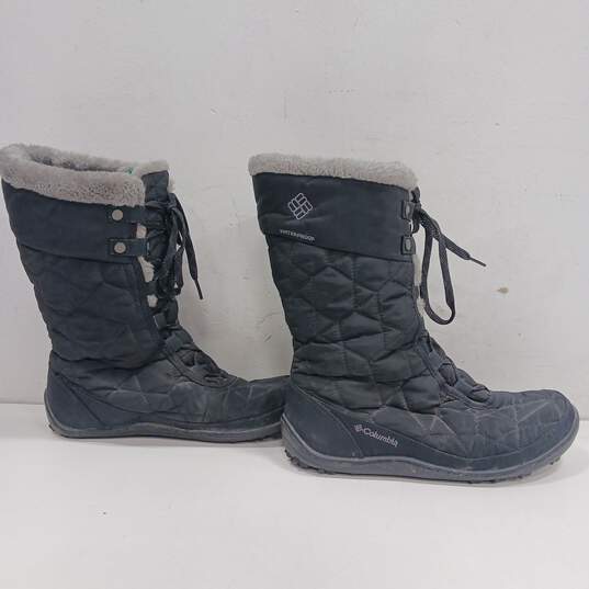 Columbia Mid II Omni Women's Black Snow Boots Size 10.5 image number 4