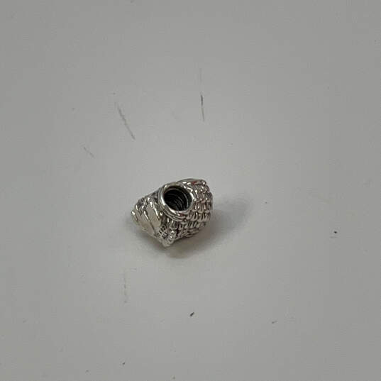 Designer Pandora S925 ALE Sterling Silver Owl Shape Beaded Charm image number 3