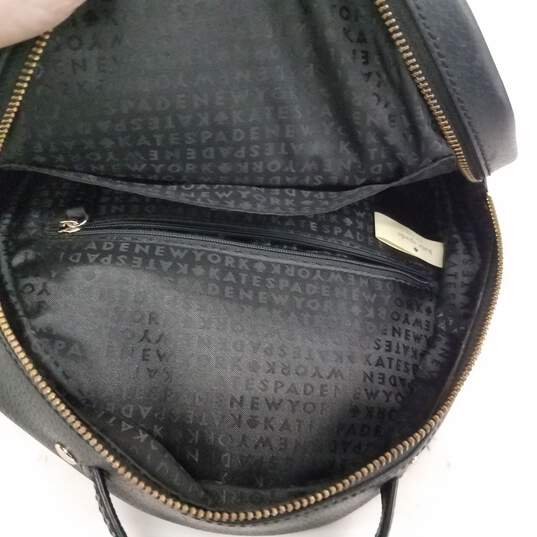 Kate Spade Mini Black Leather Backpack image number 3