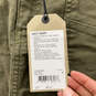 NWT Womens Green Denim Flat Front Slash Pocket Mini Skirt Size 6 image number 4