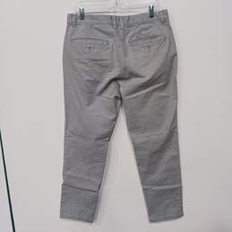 H&M Men's Light Gray Slim Fit Chino Pants Size 34 alternative image