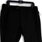 NWT Mens Black Flat Front Slash Pocket Straight Leg Chino Pants Size 36x30 image number 3
