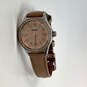 Designer Fossil BQ1102 Leather Strap Stainles Steel Analog Quartz Watch image number 1
