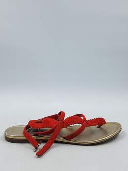 Authentic Prada Red Thong Sandal W 9.5