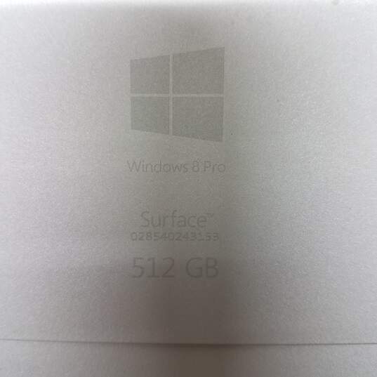 Microsoft Surface 12in Tablet 1631 Intel i5-4300U 4GB RAM 512GB SSD image number 7