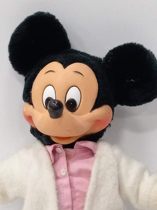 Vintage Applause Disney Mickey Mouse Doll in Blue Jeans image number 2