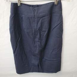 Banana Republic Blue Stretch Women's Skirt Size 00P Petite NWT