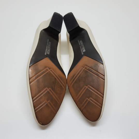 Ivory Shoes Heels Design By Nordstrom Comfort Construction Sz 10.5B image number 7