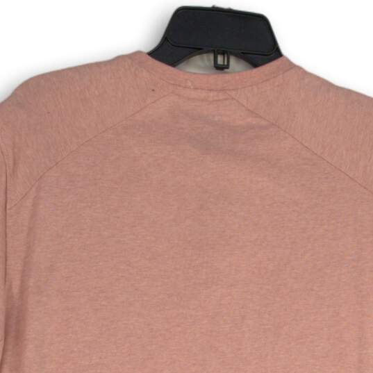 Kenneth Cole Mens Pink Henley Neck Short Sleeve T-Shirt Size Medium image number 4