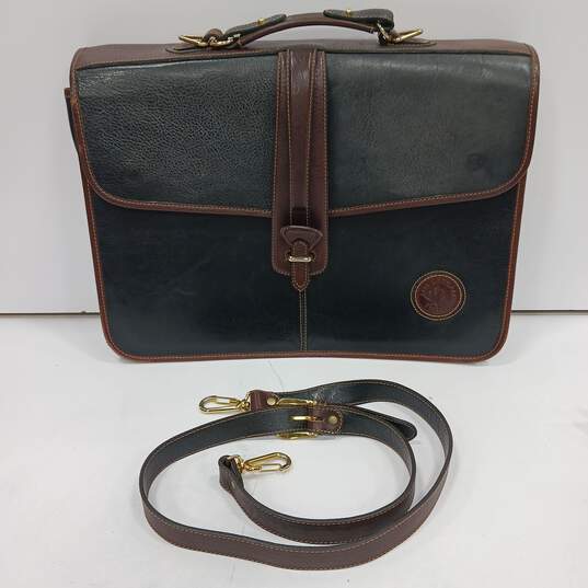 Los Cardales Brown Leather Laptop Bag image number 5