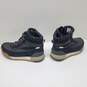 Wm The North Face Ankle Boots Black Soft Leather Sz 7 image number 3