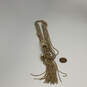 Designer Joan Rivers Gold-Tone Multi Strand Tassel Pendant Necklace image number 3